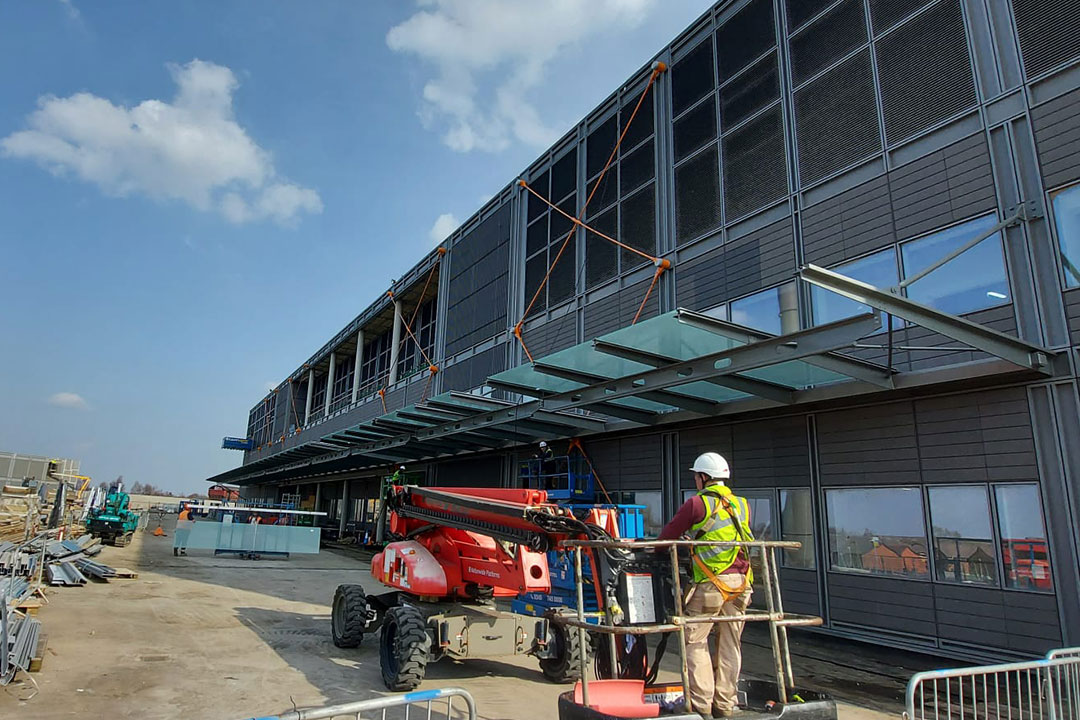 Midland Hospital Construction site