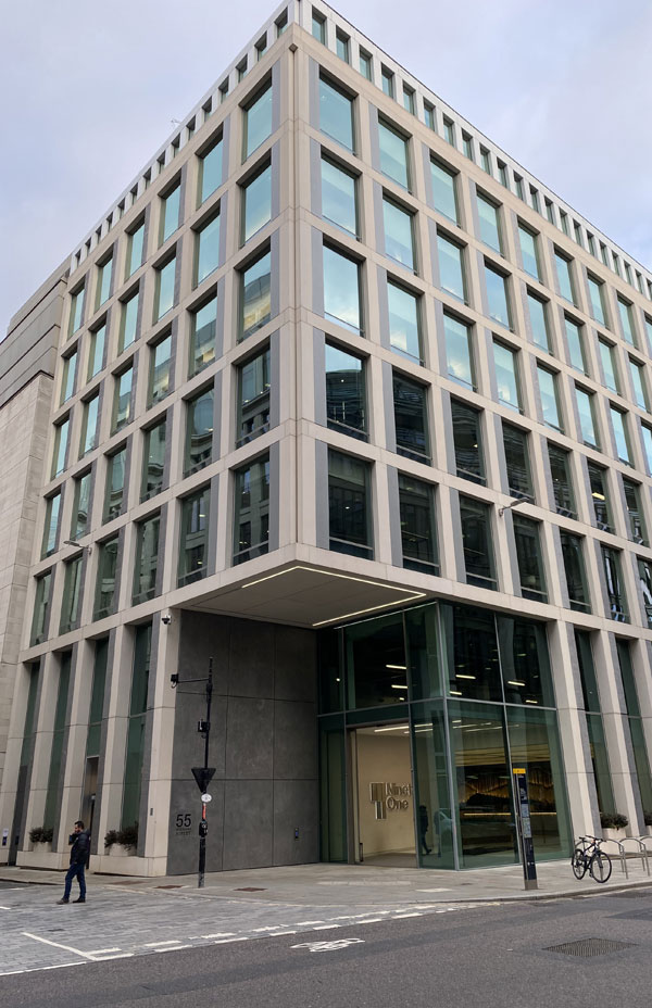 Gresham Street London Building facade