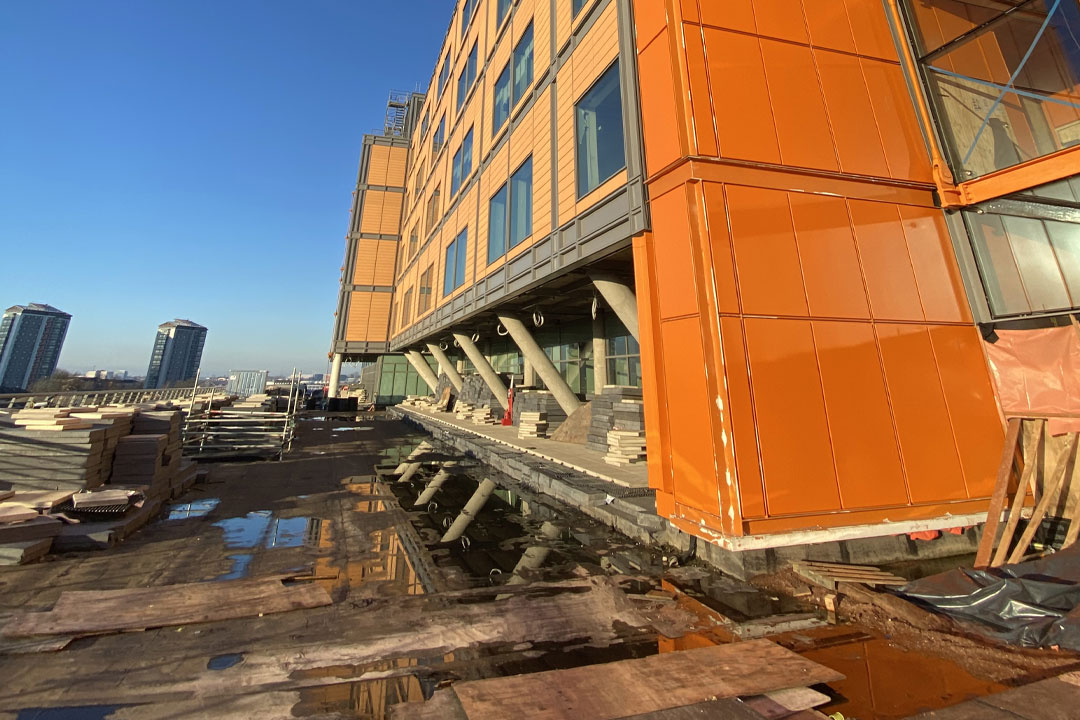 Midland Hospital Construction site